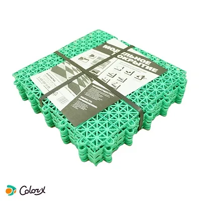 Модульное покрытие Color-x для сада, дачи, детских площадок (зеленое)