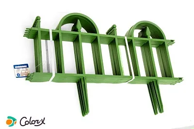Пластиковый забор Color-x для сада, огорода