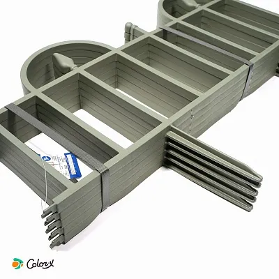 Пластиковый забор Color-x для сада, огорода