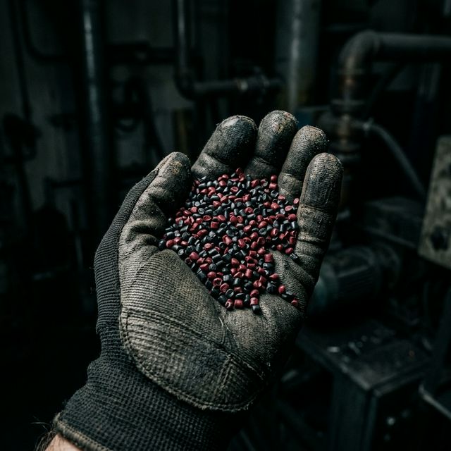 Гранулы пластика — сырьё производства ПАЛЫЧ